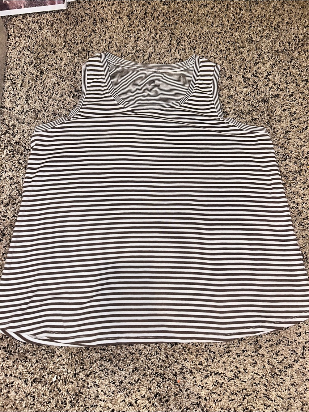 J Jill Pima Pleat Back Tank Womens Sleeveless Shirt Casual Top 100% Pima M